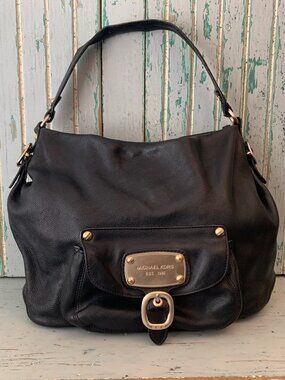 Michael Kors black hobo purse